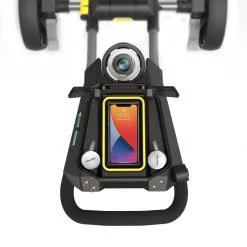 Golf Bags Shop -Golf Bags Shop 0018827 powakaddy dlx lite ff push trolley gunmetal with red trim