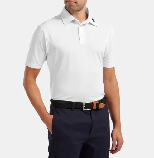 Footjoy Mens Stretch Pique Solid Polo Shirt - 91823 - Core Line 4 Footjoy Mens Stretch Pique Solid Polo Shirt - 91823 - Core Line - Image 2