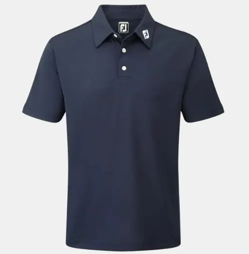 Footjoy Mens Stretch Pique Solid Polo Shirt - 91824 - Core Line 3 Footjoy Mens Stretch Pique Solid Polo Shirt - 91824 - Core Line