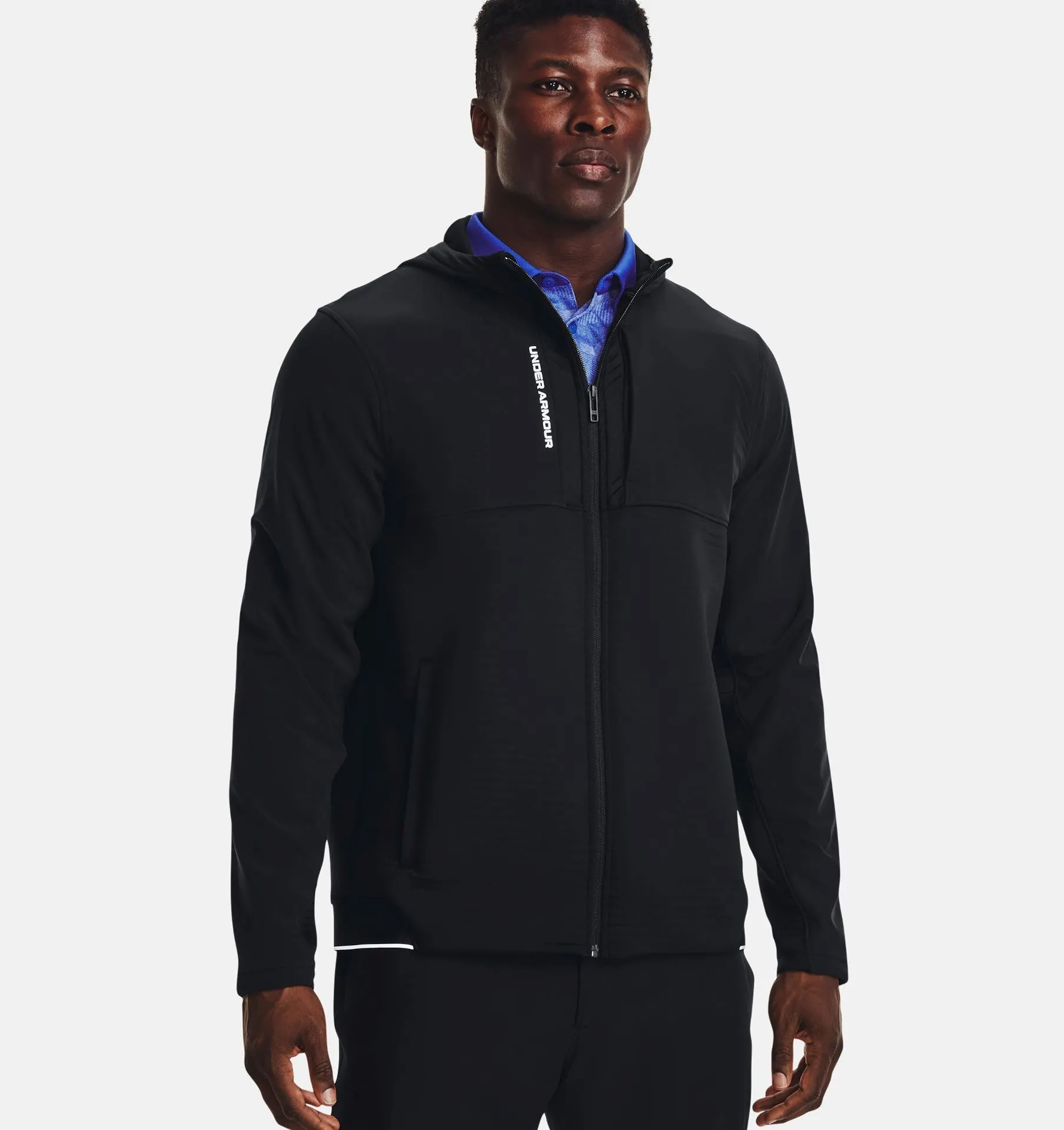 Under Armour Men's UA Storm Daytona Full-Zip - Black/Reflective 5 Under Armour Men's UA Storm Daytona Full-Zip - Black/Reflective - Image 3
