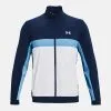 Under Armour Men's UA Storm Midlayer Full Zip - Academy/White -Golf Bags Shop 0024648 under armour mens ua storm midlayer full zip academywhite