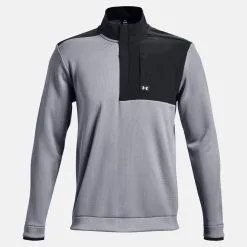 Under Armour Men's UA Storm SweaterFleece 1/2 Zip - Steel/White