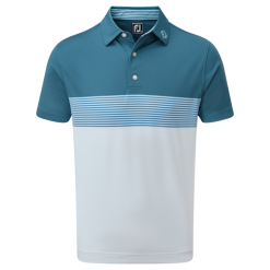 Footjoy Mens Colour Block Pique Polo Shirt - 88422