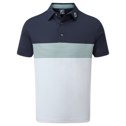 Footjoy Mens Colour Block Pique Polo Shirt - 88419