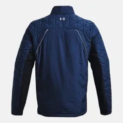 Under Armour Men's UA Storm ColdGear Reactor Golf Hybrid Jacket - Academy/Black -Golf Bags Shop 0024952 under armour mens ua storm coldgear reactor golf hybrid jacket academyblack