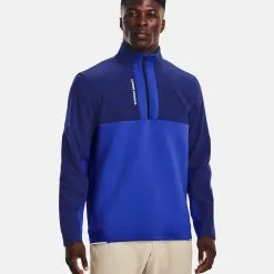 Under Armour Men's UA Storm Daytona 1/2 Zip - Versa Blue/Bauhaus Blue -Golf Bags Shop 0024966 under armour mens ua storm daytona 12 zip versa bluebauhaus blue
