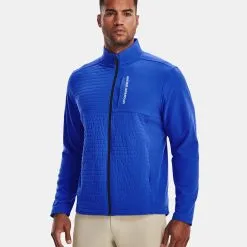 Under Armour Men's UA Storm Revo Jacket - Versa Blue/Reflective -Golf Bags Shop 0025089 under armour mens ua storm revo jacket versa bluereflective