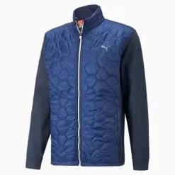 Puma Cloudspun Golf Jacket - Navy Blazer