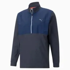 Puma Cloudspun WRM BL 1/4 Zip Pullover - Blazing Blue
