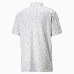 Puma Mattr Beach Trip Polo - Bright White/Quiet Shade -Golf Bags Shop 0025496 puma mattr beach trip polo bright whitequiet shade