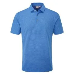 Ping Mens Halcyon Polo Shirt - French Blue Multi