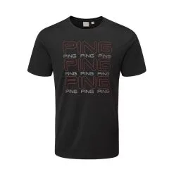 Ping Mens Logo Tee Shirt - Black