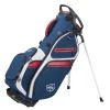 Wilson Golf Wilson Staff Exo II Stand Bag - Navy/White/Red -Golf Bags Shop exoiibluered 1