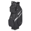 Wilson Golf Wilson Staff Exo II Cart Bag - Black/Silver -Golf Bags Shop exoiicartblack 1