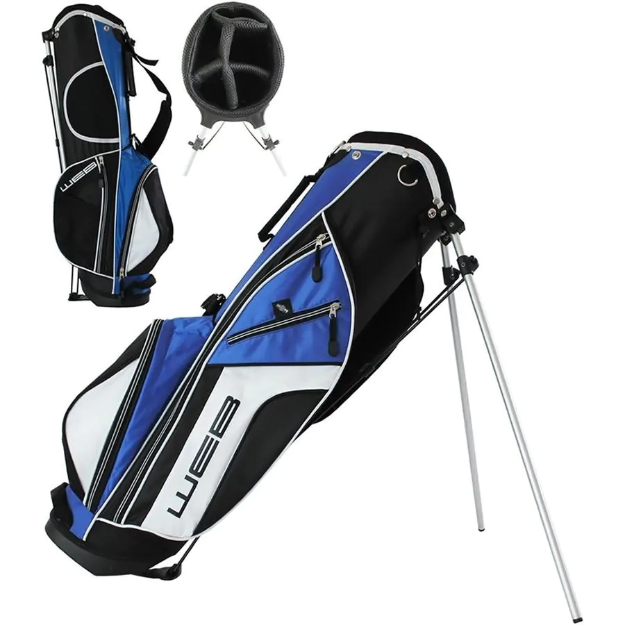 Go Golf Go Junior Stand Bag 66cm - Black/Royal 3 Go Golf Go Junior Stand Bag 66cm - Black/Royal