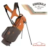 Sun Mountain Golf Sun Mountain 2023 Mid Stripe Stand Bag - Cabin/Umber/Wheat -Golf Bags Shop sm 23 midstr cuw