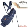 Sun Mountain Golf Sun Mountain 2023 Mid Stripe Stand Bag - Navy/Frost -Golf Bags Shop sm 23 midstr nf