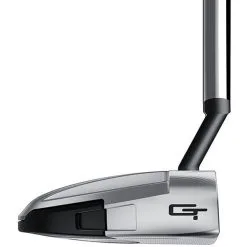 TaylorMade Golf Taylormade Spider GT Rollback Silver Small Slant Putter -Golf Bags Shop spider gt rollback silver short slant putter toe view