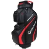 TaylorMade Golf Taylormade Deluxe Cart Golf Bag - Black/Red 1 TaylorMade Golf Taylormade Deluxe Cart Golf Bag - Black/Red -Golf Bags Shop taylormade deluxe cart bag black red n78178 aslangolf