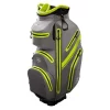Wilson Golf Wilson Staff Exo Dry Cart Bag - Charcoal/Citron/Silver -Golf Bags Shop ws exodry char